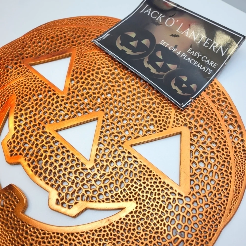 Jack o lantern placemats pumpkin placemats